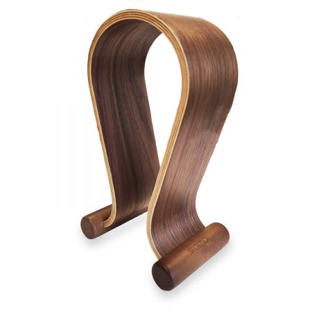 Wooden stand for the biophoton technology headphones