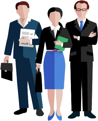 3 Personen, Illustration